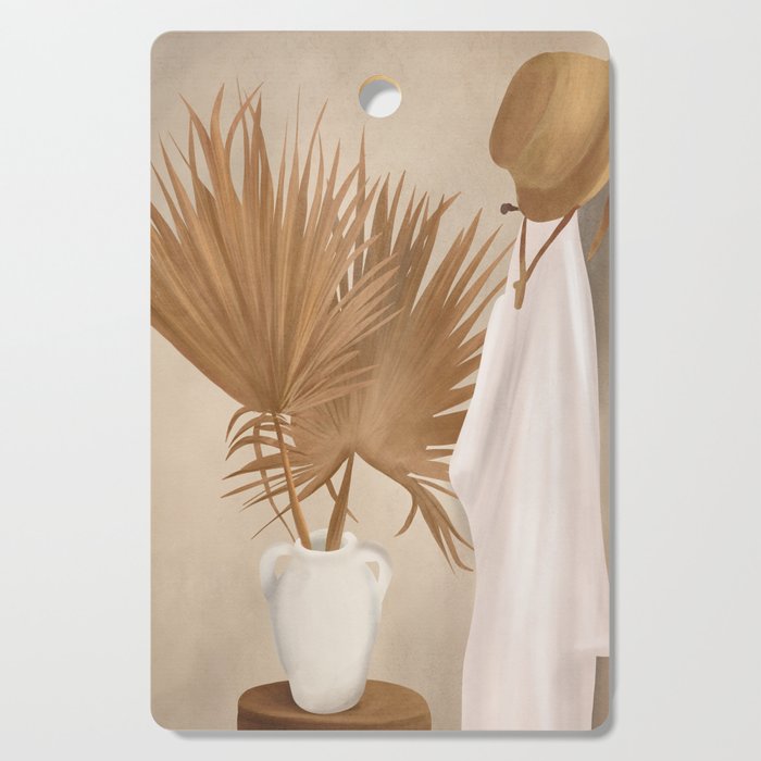 Palm Leaf Decoration Cutting Board Gallery Image 1