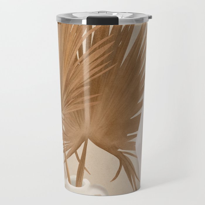 Palm Leaf Decoration Travel Mug Gallery Image 1