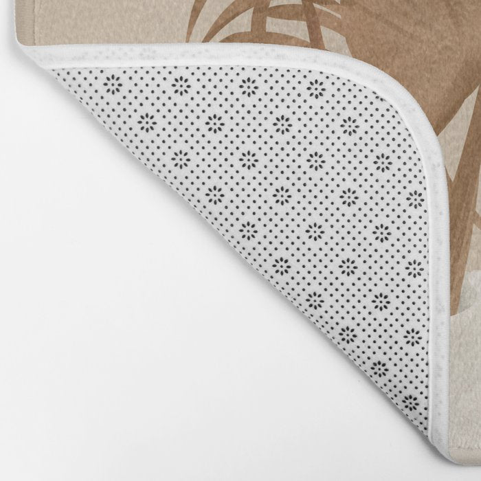 Palm Leaf Decoration Bath Mat Gallery Image 2