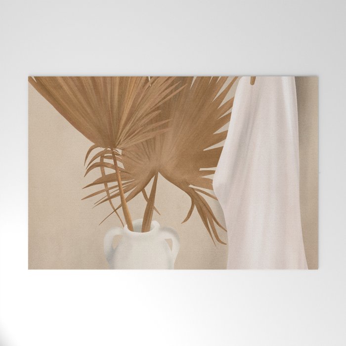 Palm Leaf Decoration Welcome Mat Gallery Image 1