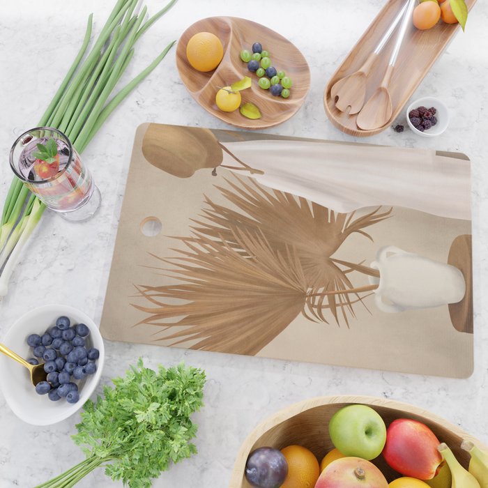 Palm Leaf Decoration Cutting Board Gallery Image 2