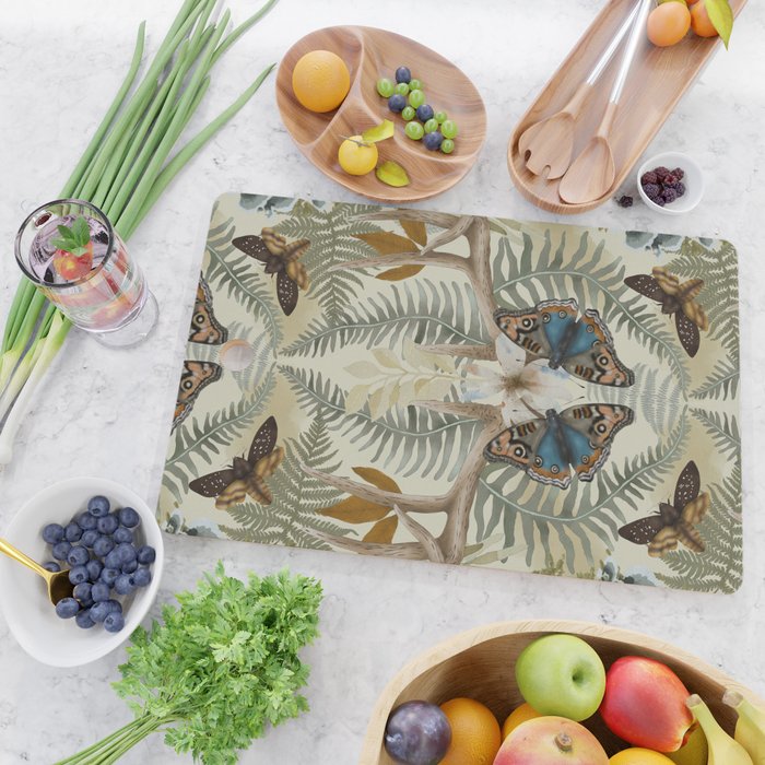 Lush boho forest C Cutting Board Gallery Image 2