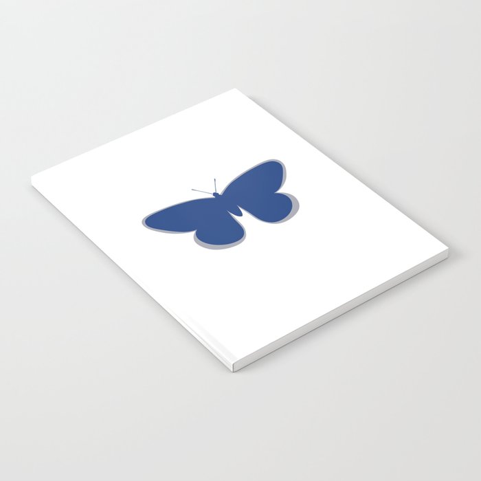 Butterfly Single in Blue and Stone Notebook Gallery Image 2