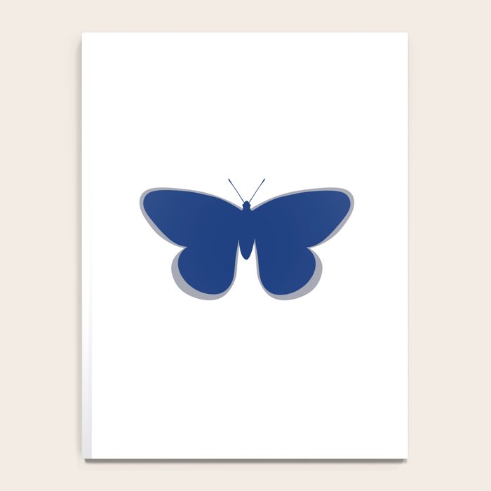 Butterfly Single in Blue and Stone Notebook Gallery Image 4