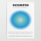 Scorpio Zodiac Aura Print Poster Gallery Image 4