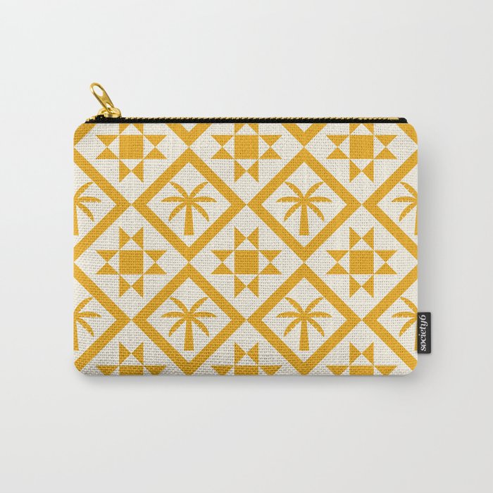 Bohemian Geometric Pattern 03A Carry All Pouch Gallery Image 1