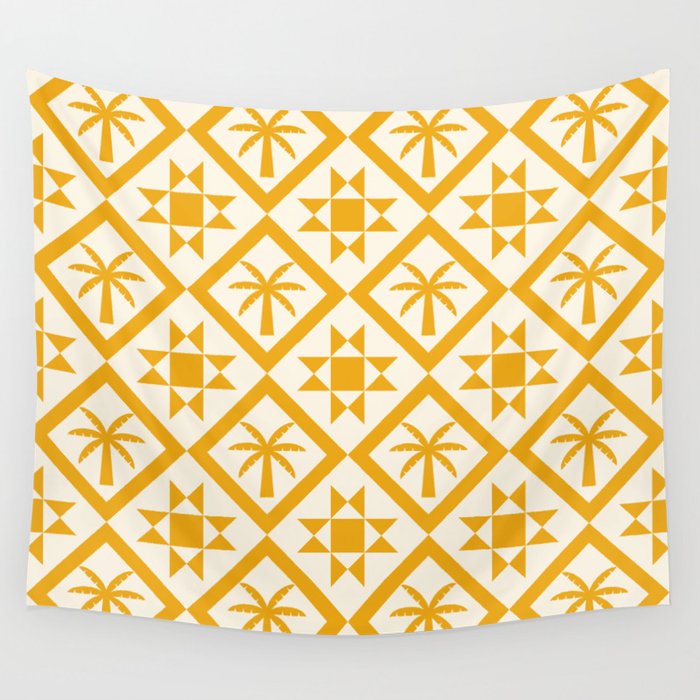 Bohemian Geometric Pattern 03A Wall Tapestry Gallery Image 1
