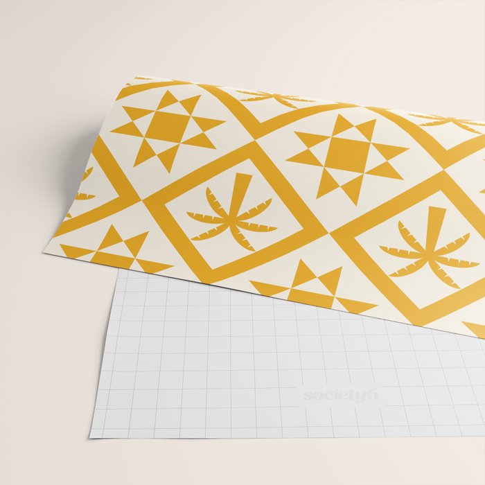 Bohemian Geometric Pattern 03A Wrapping Paper Gallery Image 2