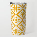 Bohemian Geometric Pattern 03A Travel Mug Gallery Image 3