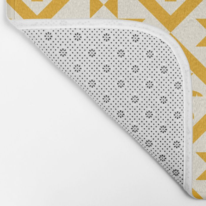 Bohemian Geometric Pattern 03A Bath Mat Gallery Image 2