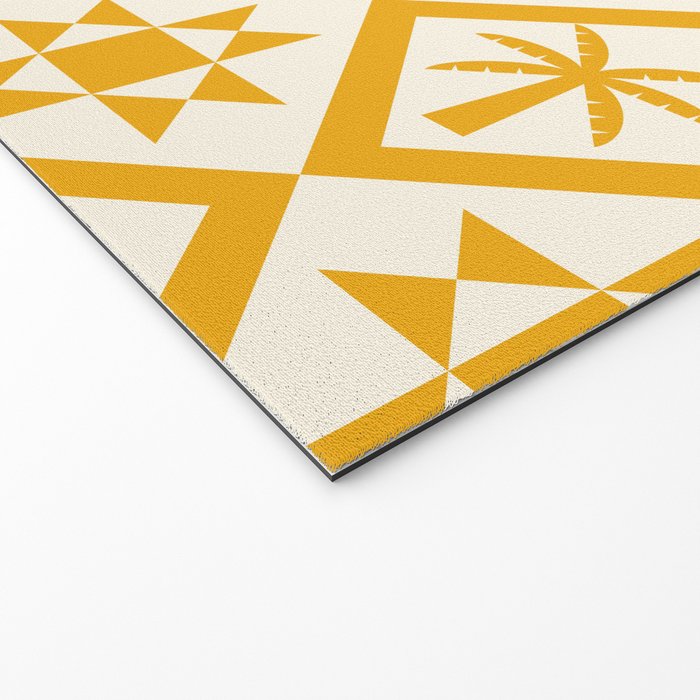 Bohemian Geometric Pattern 03A Welcome Mat Gallery Image 2