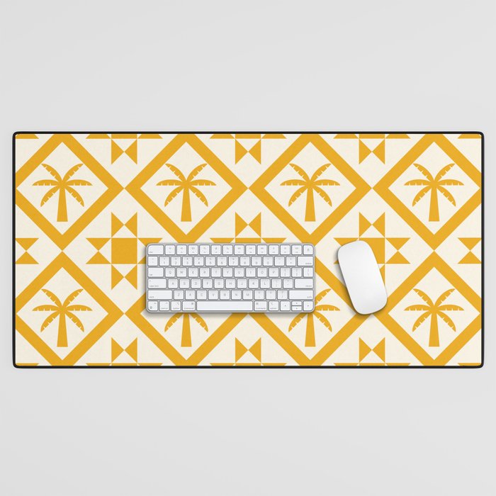 Bohemian Geometric Pattern 03A Desk Mat Gallery Image 1