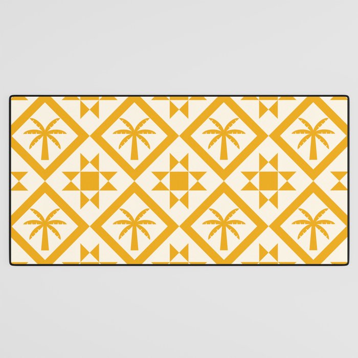 Bohemian Geometric Pattern 03A Desk Mat Gallery Image 3