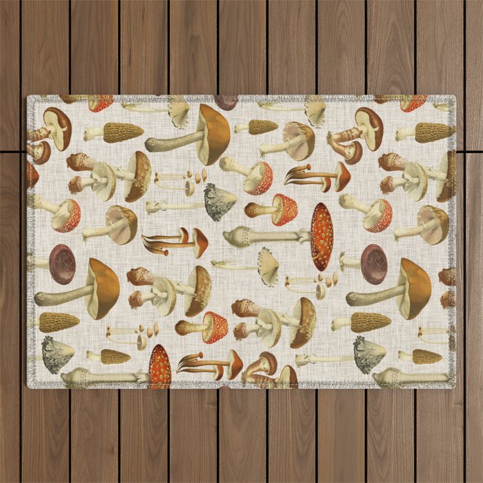 Mushroom Outdoor Rug Gallery Image 1