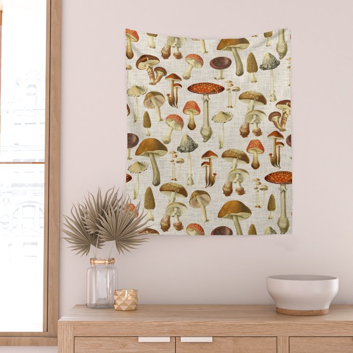 Mushroom Wall Tapestry Gallery Image 2