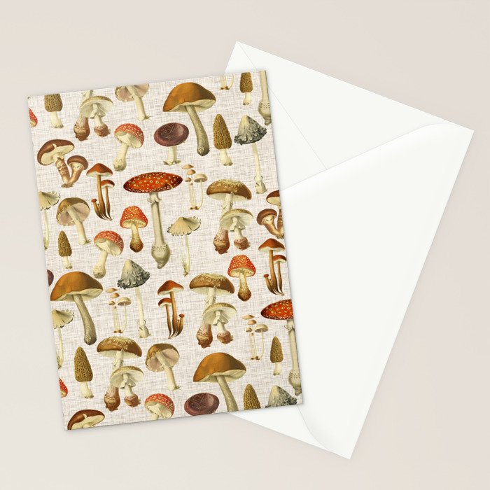 Mushroom Stationery Card Gallery Image 2
