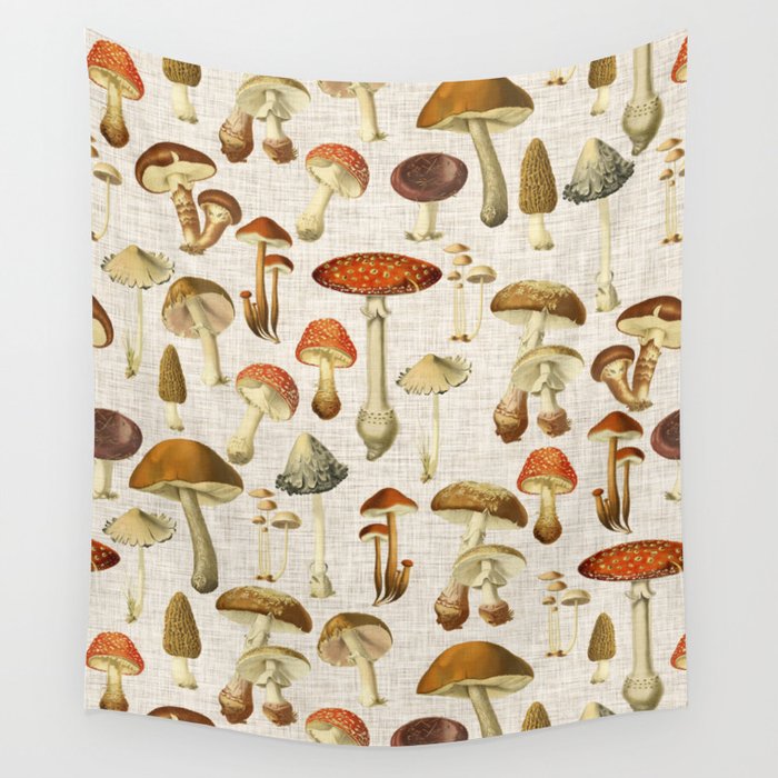 Mushroom Wall Tapestry Gallery Image 4