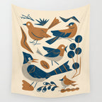 Woodland Songbirds Wall Tapestry Gallery Image 4