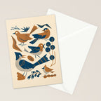 Woodland Songbirds Stationery Card Gallery Image 2