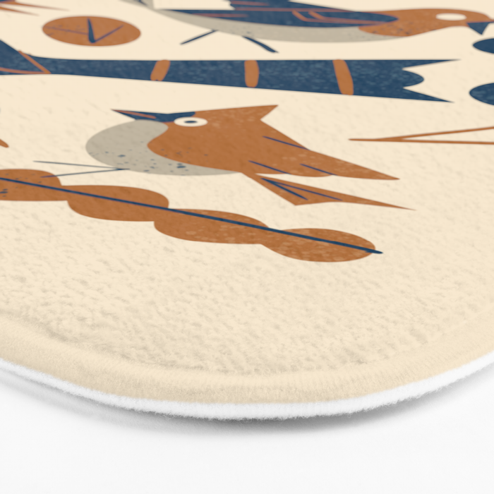 Woodland Songbirds Bath Mat Gallery Image 3