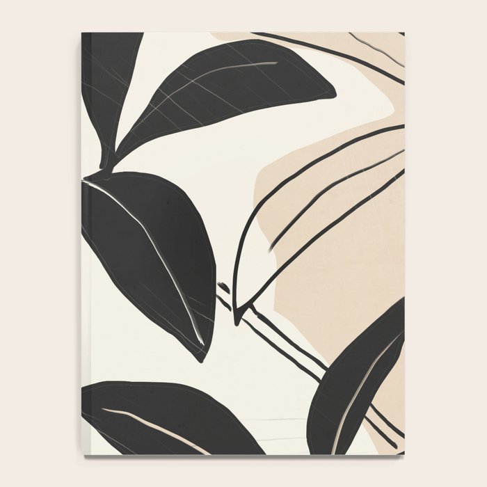 Modern Abstract Art Plant Notebook Gallery Image 4