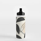 Modern Abstract Art Plant Water Bottle Gallery Image 2