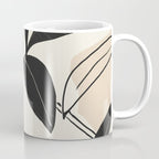 Modern Abstract Art Plant Coffee Mug Gallery Image 1