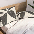 Modern Abstract Art Plant Pillow Sham Gallery Image 2