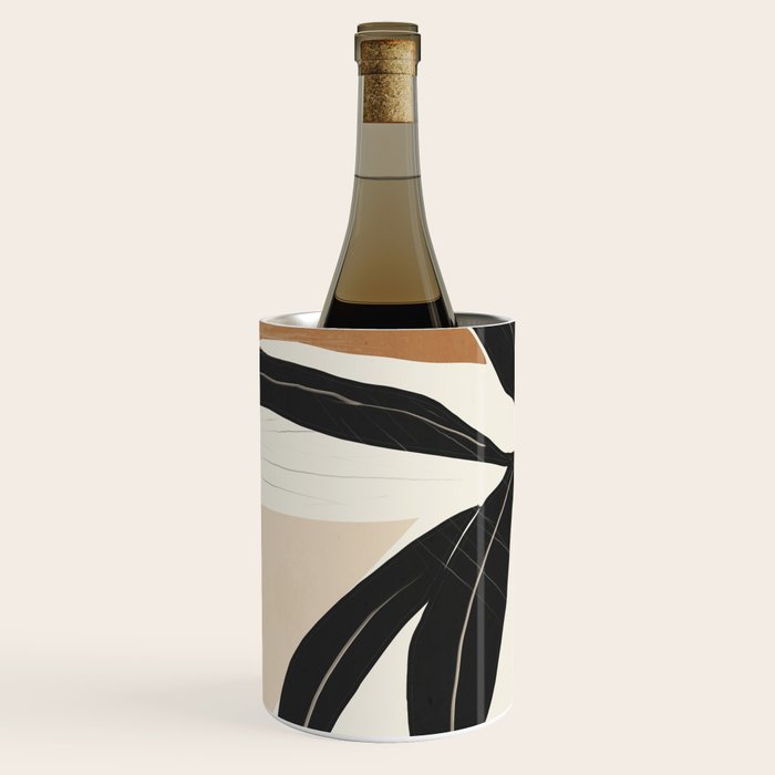 Modern Abstract Art Plant Wine Chiller Gallery Image 2
