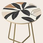 Modern Abstract Art Plant Side Table Gallery Image 2
