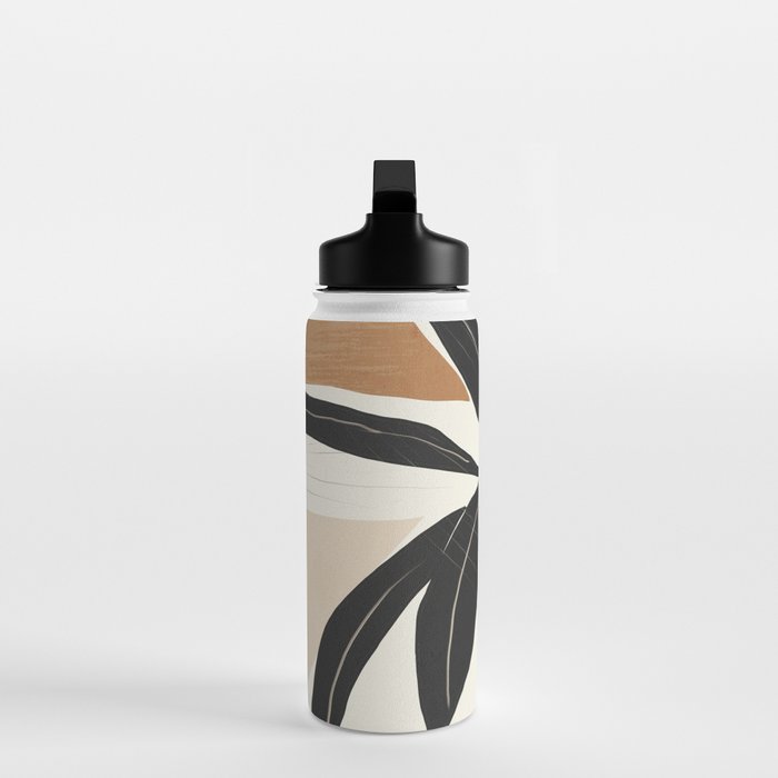 Modern Abstract Art Plant Water Bottle Gallery Image 3