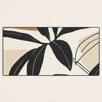 Modern Abstract Art Plant Desk Mat Gallery Image 3
