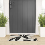 Modern Abstract Art Plant Welcome Mat Gallery Image 3