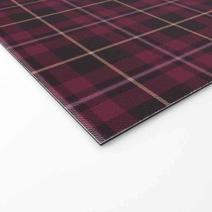 blackberry tartan Welcome Mat Gallery Image 2