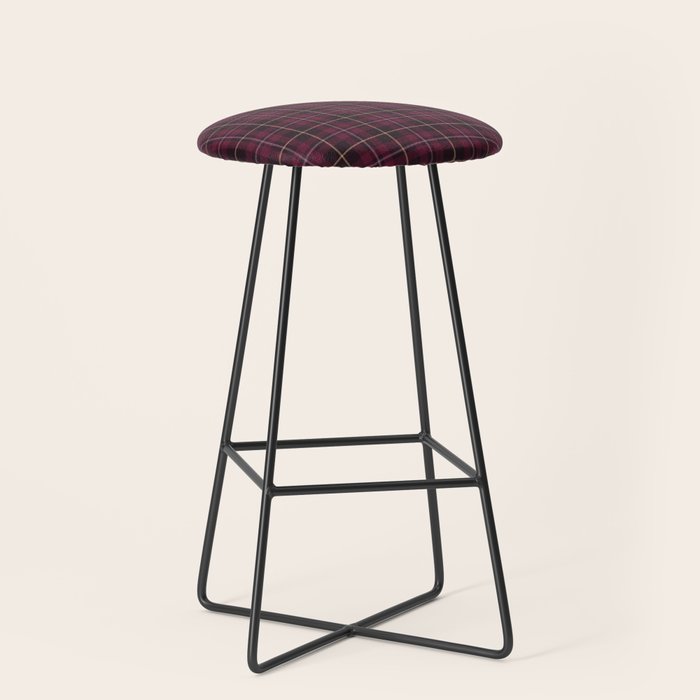 blackberry tartan Stool Gallery Image 1