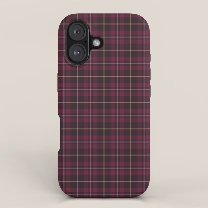 blackberry tartan iPhone Case Gallery Image 1
