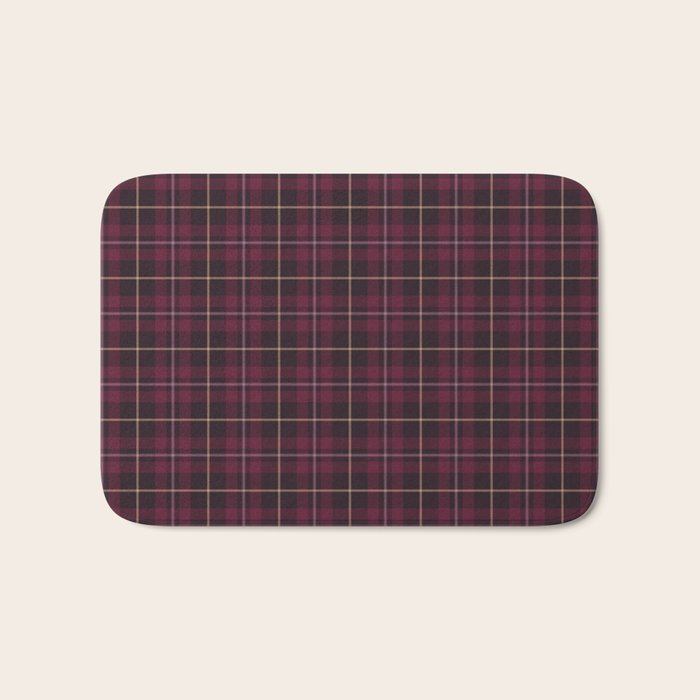 blackberry tartan Bath Mat Gallery Image 1