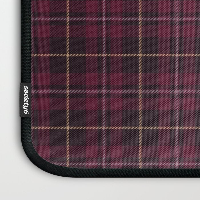 blackberry tartan Laptop Sleeve Gallery Image 3
