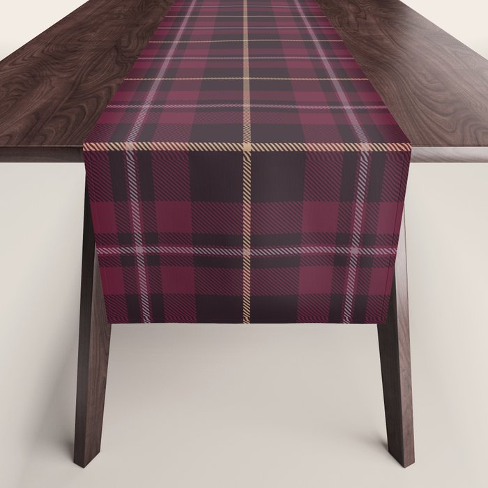 blackberry tartan Table Runner Gallery Image 1