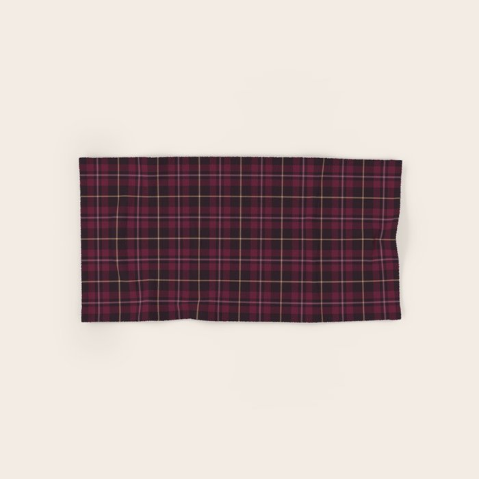 blackberry tartan Bath Towel Gallery Image 1