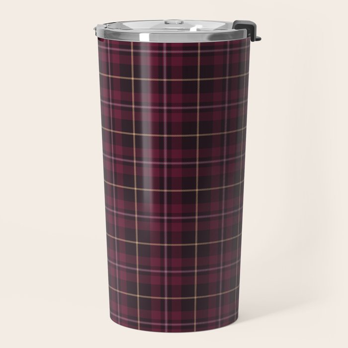 blackberry tartan Travel Mug Gallery Image 2