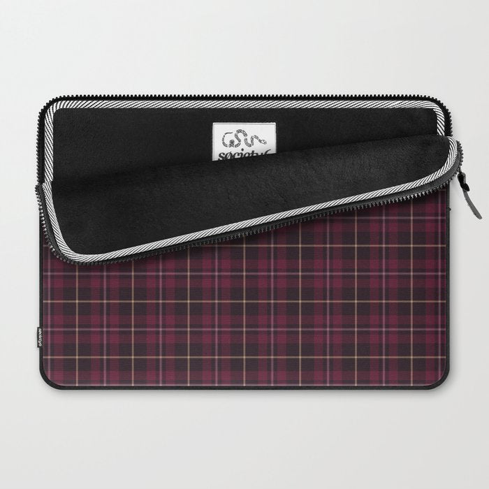 blackberry tartan Laptop Sleeve Gallery Image 2