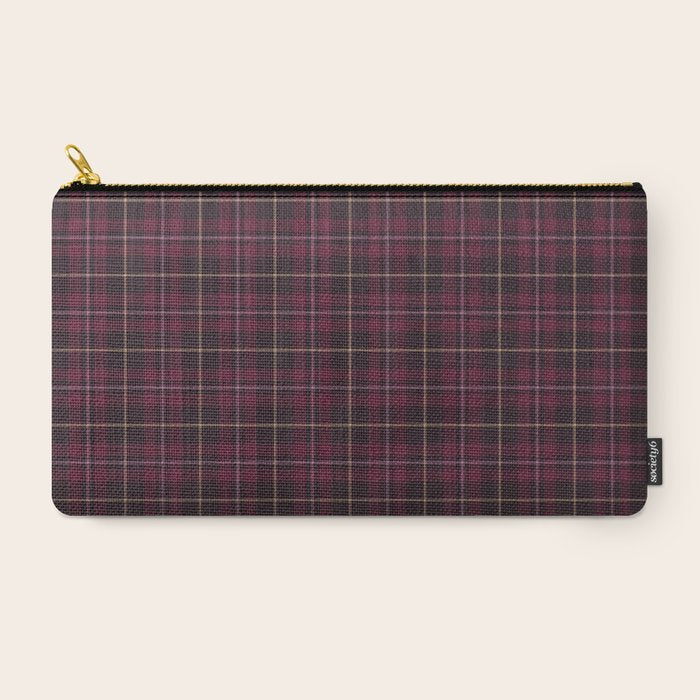 blackberry tartan Carry All Pouch Gallery Image 2