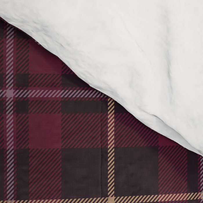 blackberry tartan Comforter Gallery Image 4