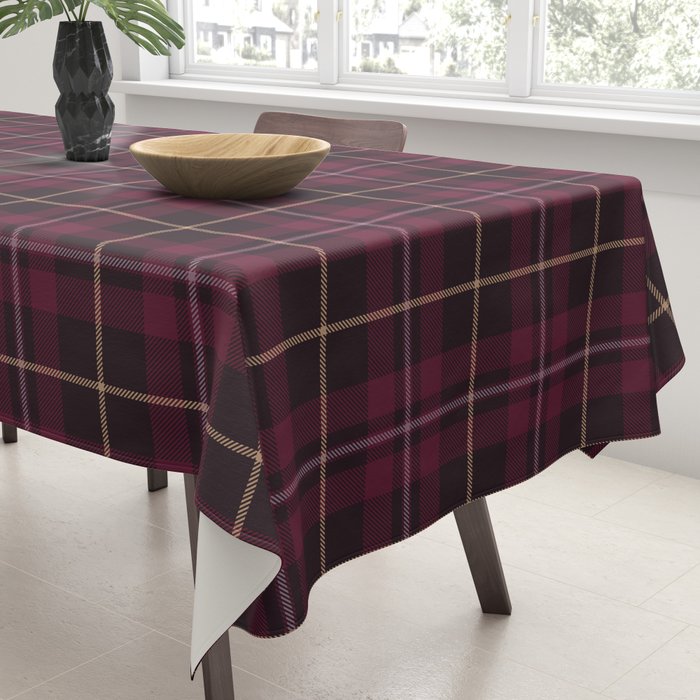 blackberry tartan Tablecloth Gallery Image 3