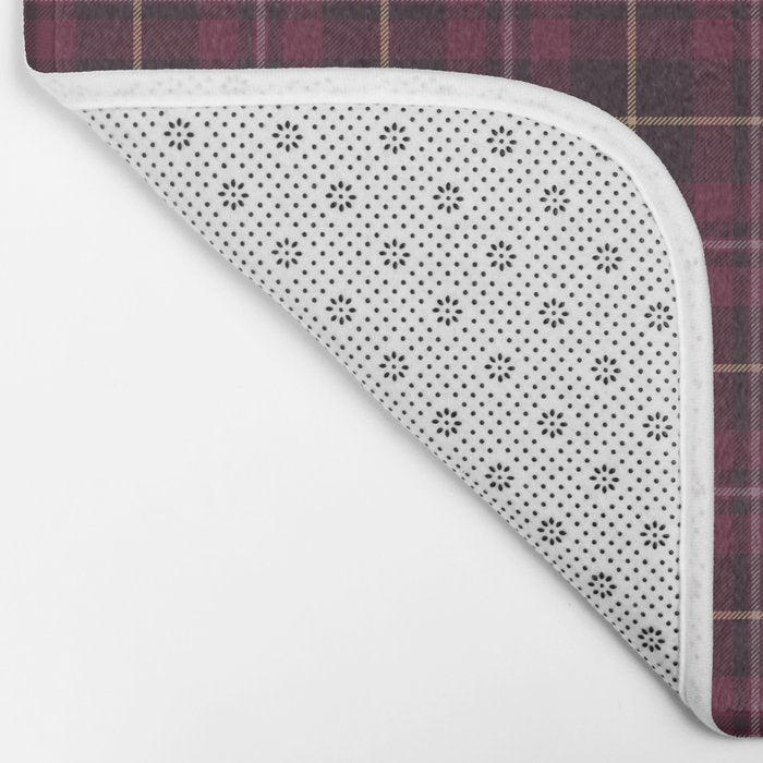 blackberry tartan Bath Mat Gallery Image 2