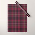 blackberry tartan Wrapping Paper Gallery Image 1