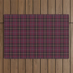 blackberry tartan Outdoor Rug Gallery Image 1