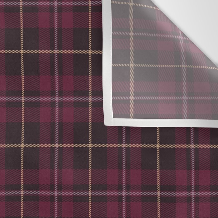 blackberry tartan Wall Tapestry Gallery Image 3