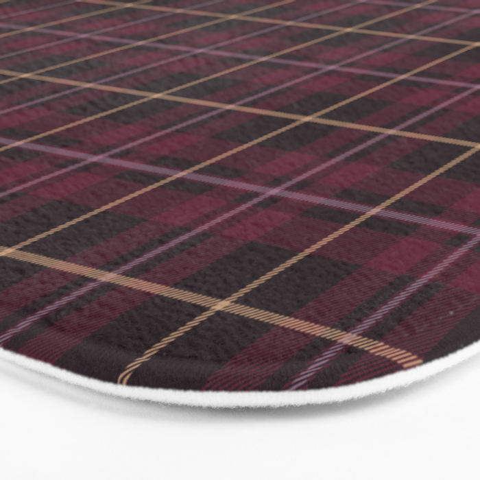 blackberry tartan Bath Mat Gallery Image 3